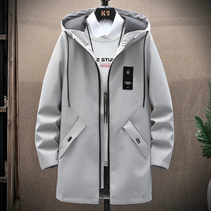 Hooded Jacket with Long Fit – Damian
