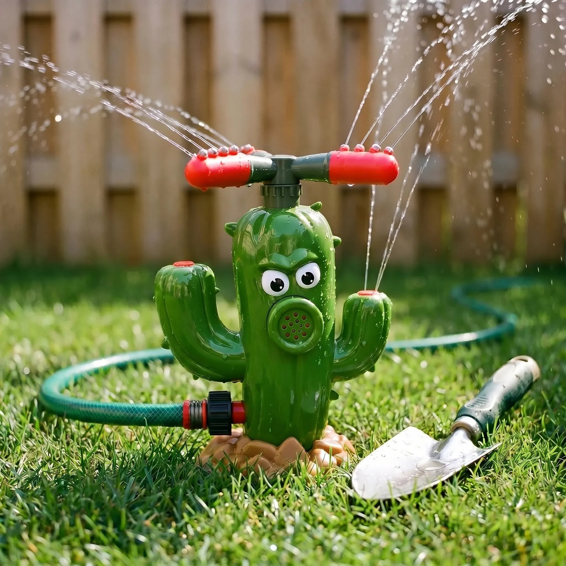 Cartoon Cactus Water Sprinkler - Cactaroo
