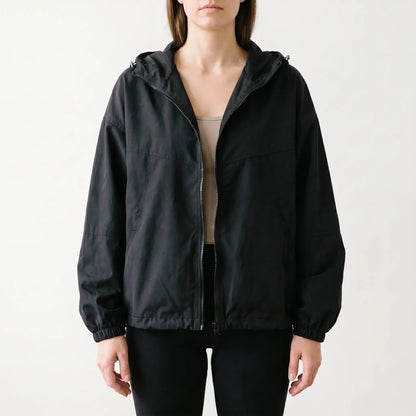 Casual Hooded Windbreaker Jacket -  Regina