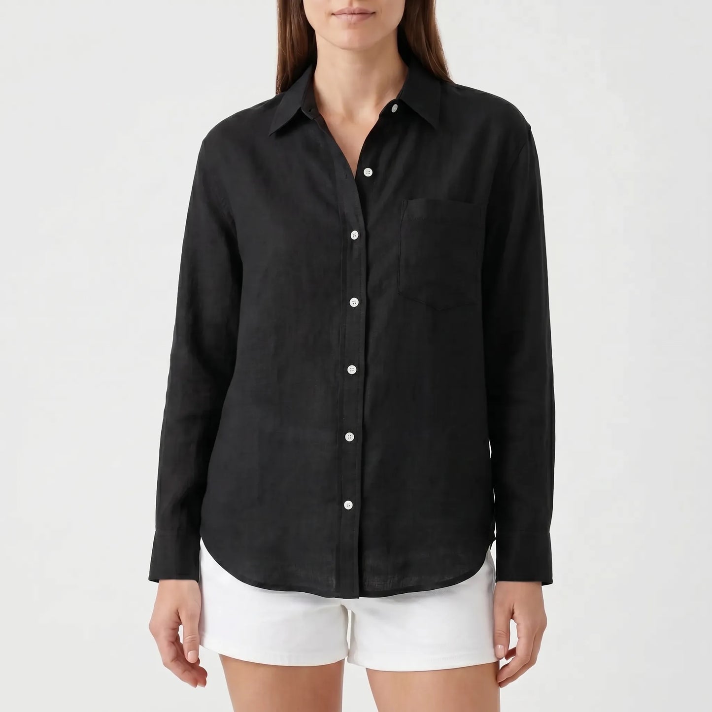 Casual Long-Sleeve Blouse -  Rosalie