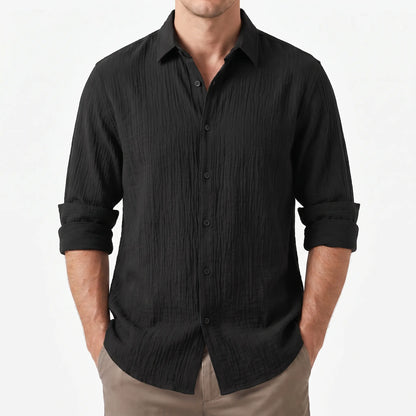 Casual Long Sleeve Shirt -  Seth