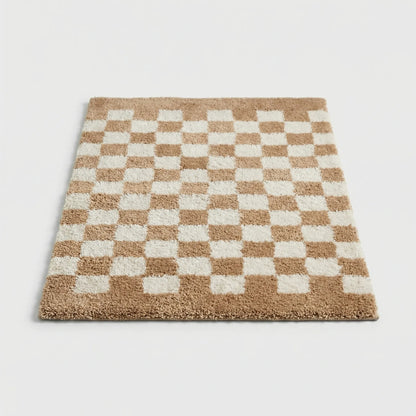Checkered Bath Floor Mat - PlushiGrid