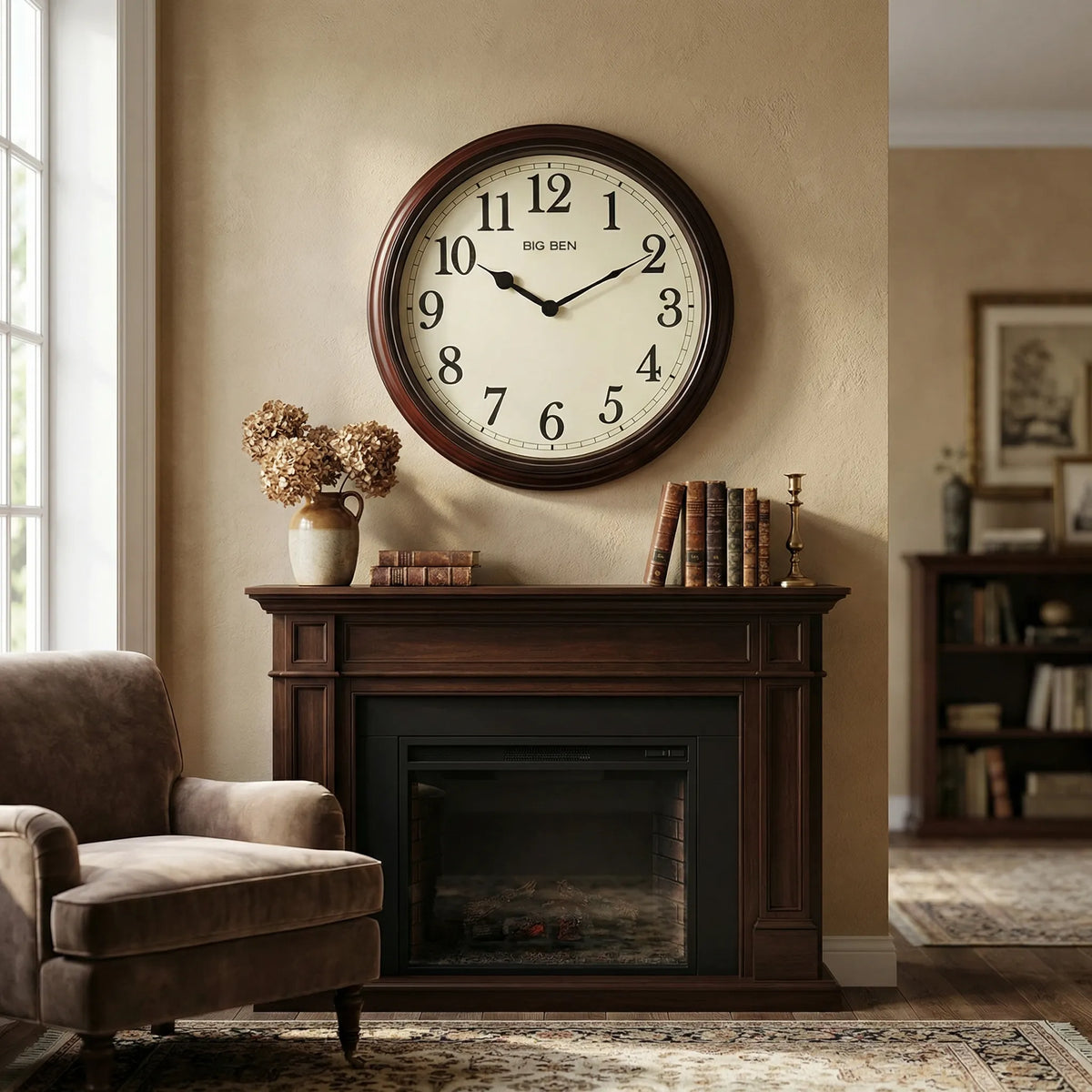 Classic Round Wall Clock - Chronowood