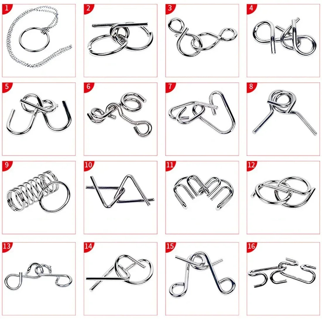 Classic Interlocking Brain Teasers - MindLatch