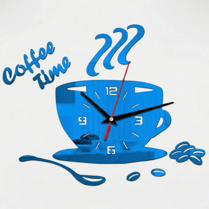 Coffee Cup Shaped Wall Clock - Caffiora