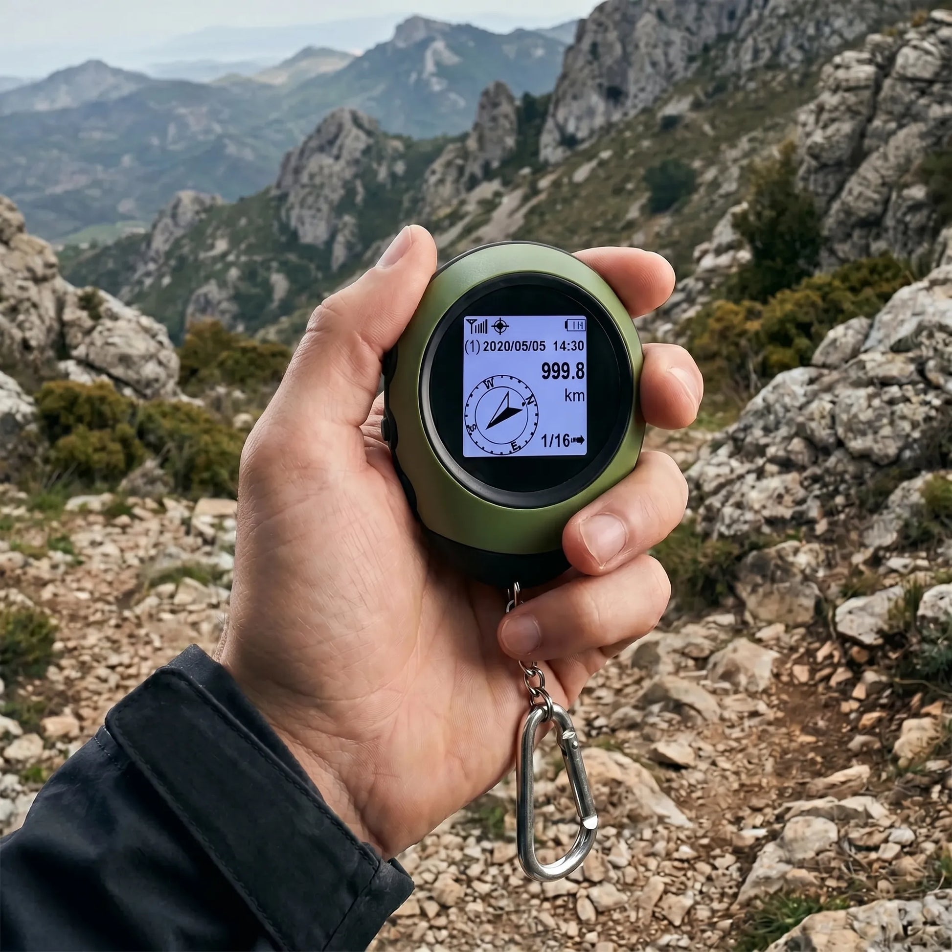 Compact Handheld Satellite GPS Navigator -  Navlite