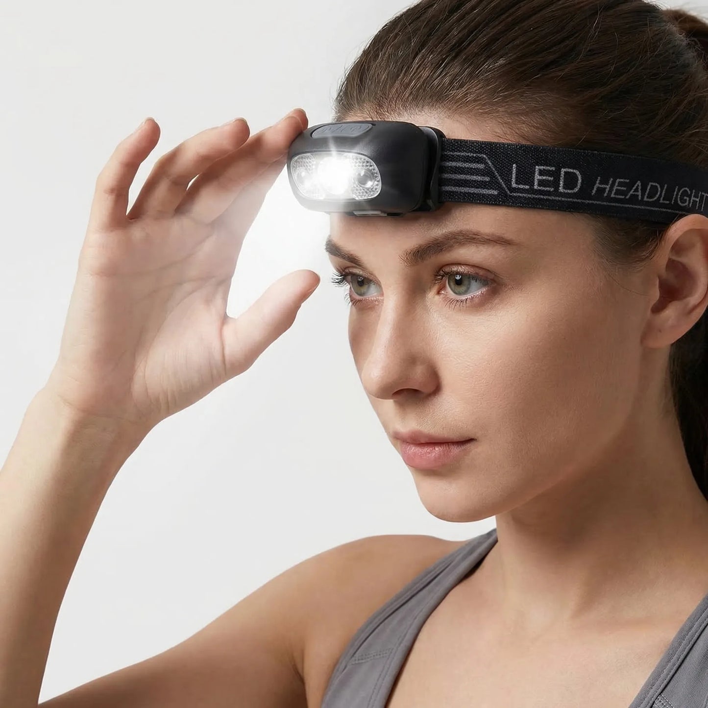 Compact Head-Mounted LED Torch -  Lumitrax