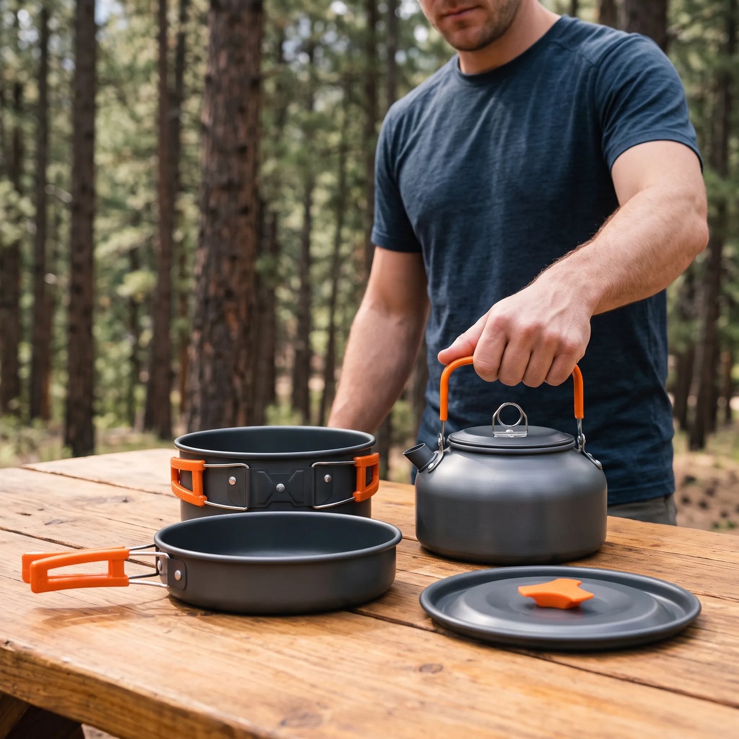 Compact Outdoor Cooking Set - TrekChef