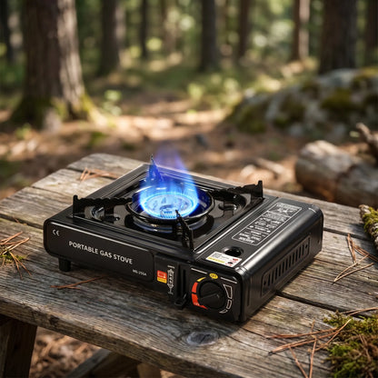 Compact Single-Burner Portable Gas Stove -  Flamora