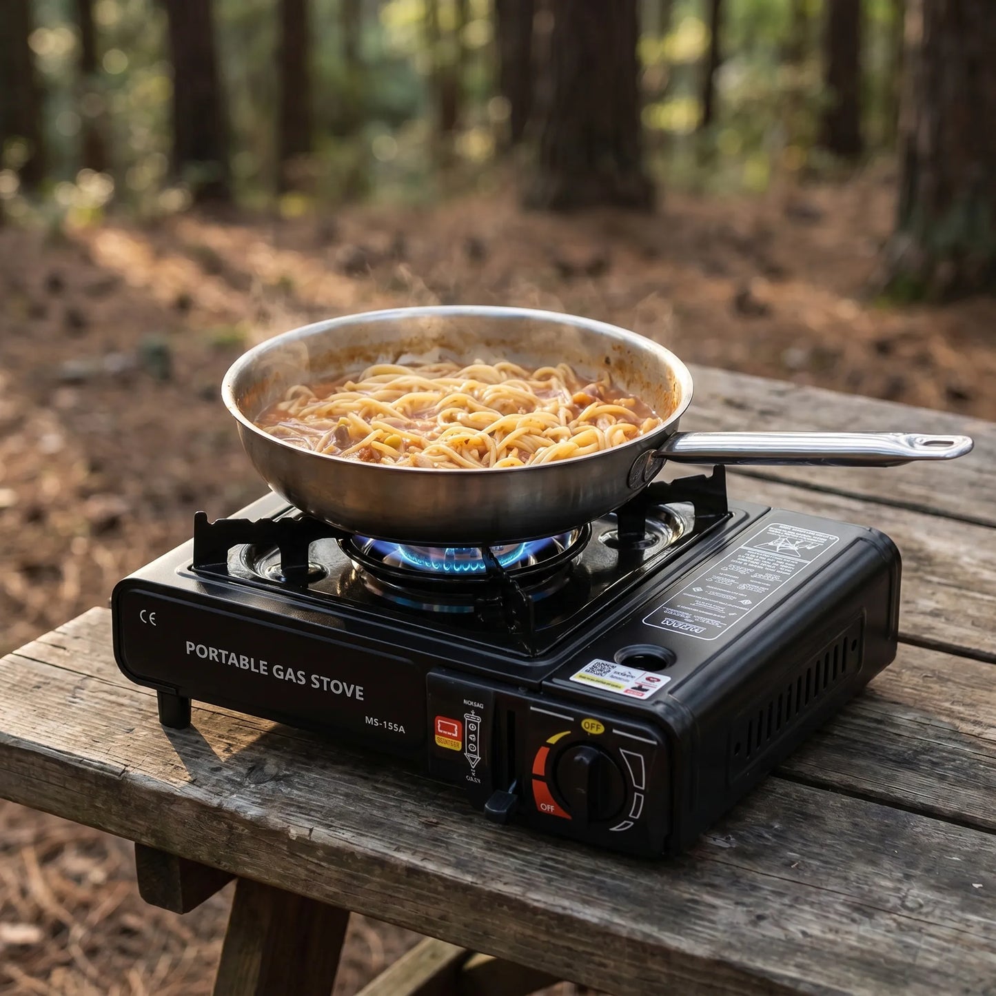 Compact Single-Burner Portable Gas Stove -  Flamora