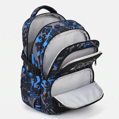 Coordinated Three-Piece Gaming School Bag Set - Luminoz