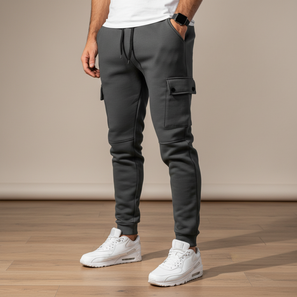 Cropped Jogginghose Mit Tasche -  Rene