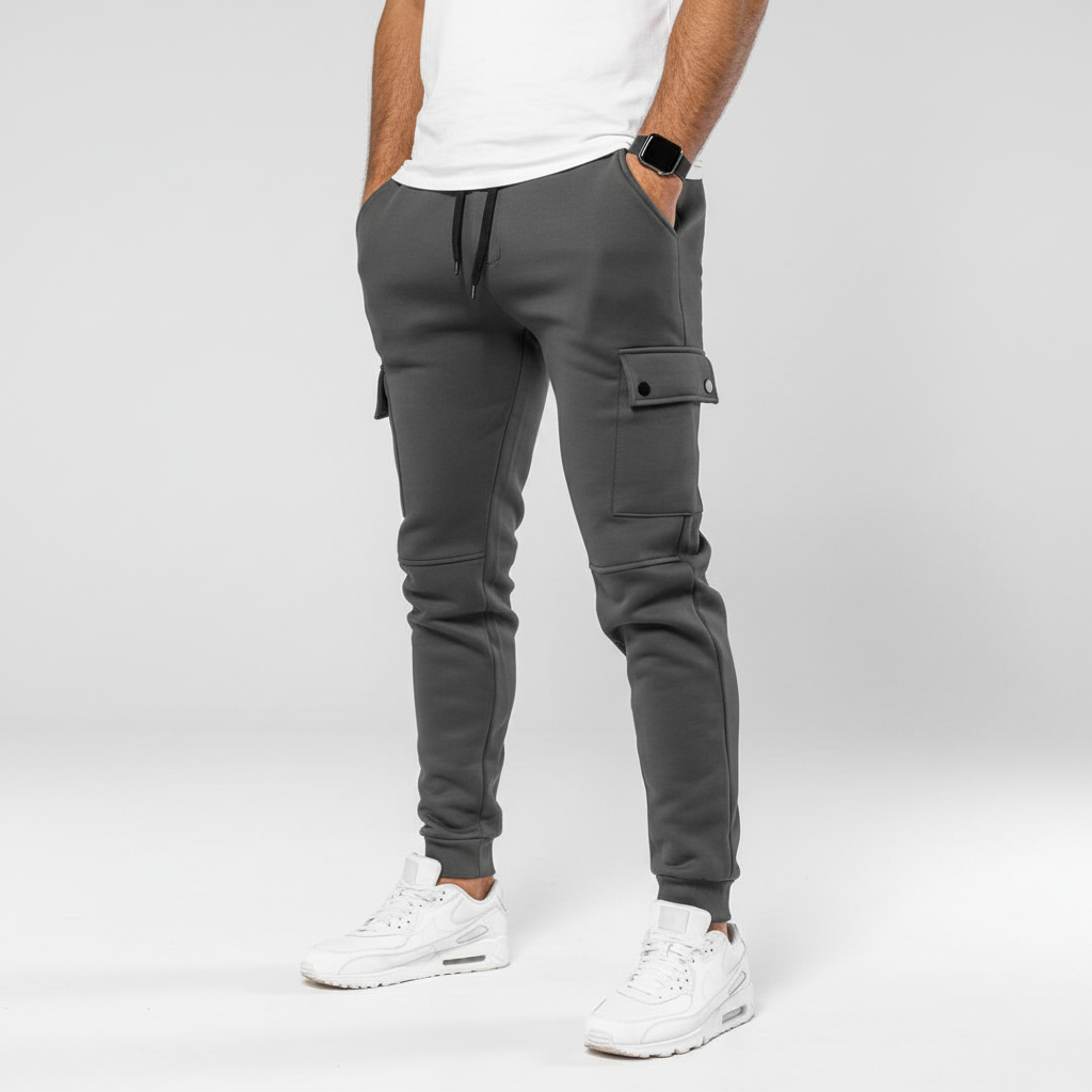 Cropped Jogginghose Mit Tasche -  Rene
