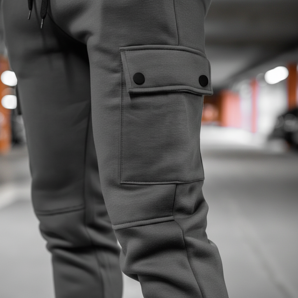 Cropped Jogginghose Mit Tasche -  Rene