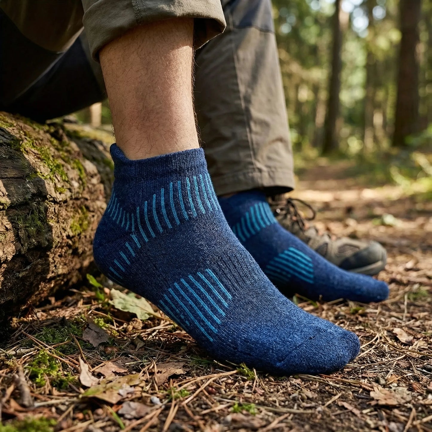 Cushioned Ankle No-Show Active Sock -  Trekklin