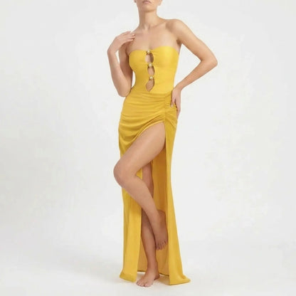 Cut-Out Swimsuit With Skirt - Sirenia
