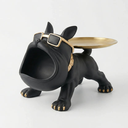 Decoratief Bulldoggenbeeldje Met Opbergfunctie - Pawvalet