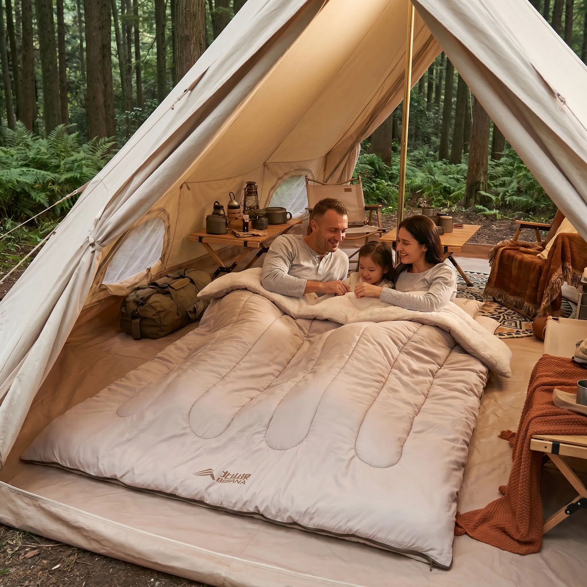 Double Detachable Outdoor Sleeping Bag -  Campivo