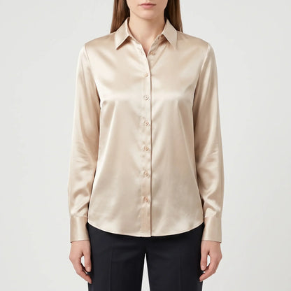 Elegant Long-Sleeve Blouse - Lustral