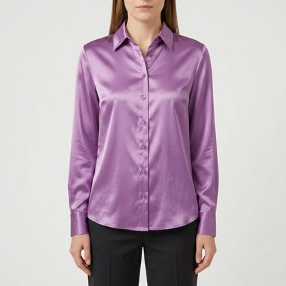 Elegant Long-Sleeve Blouse - Lustral