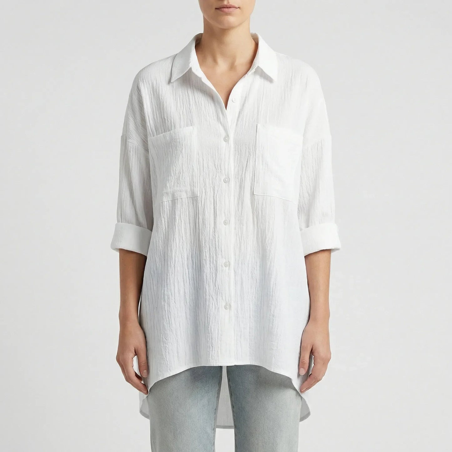 Elegante Damesblouse Met Knoopsluiting - Becky