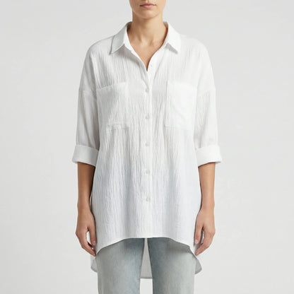 Elegante Damesblouse Met Knoopsluiting - Becky