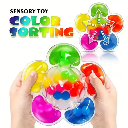 Flower-Shaped Sorting Toy - Sortabloom