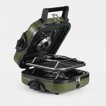 Foldable Dual-Burner Camping Gas Stove -  Campforge
