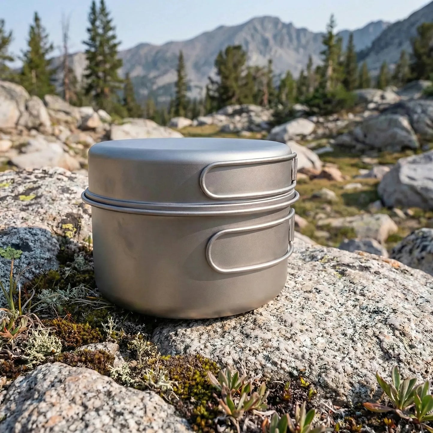 Folding Handle Titanium Cookware Set -  Trekforge