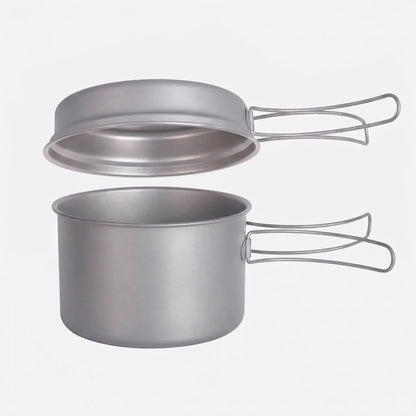 Folding Handle Titanium Cookware Set -  Trekforge