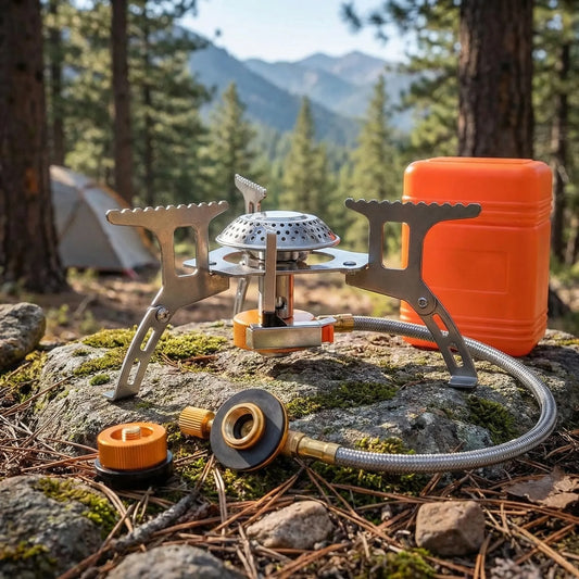 Folding Portable Gas Camping Stove -  Flamrok
