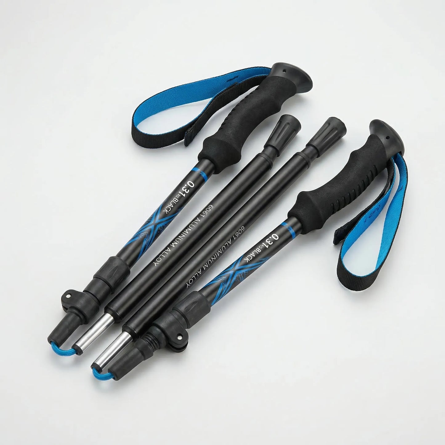 Folding Ultralight Adjustable Trekking Poles -  Trekivo
