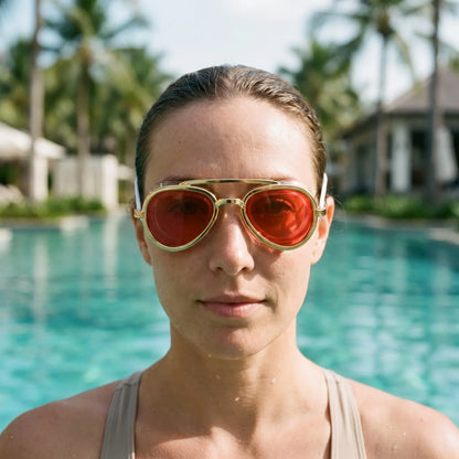 Full-View Aviator Swim Goggles - Nectra