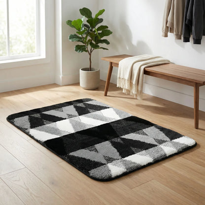 Geometric Patterned Entry Mat - Entryique