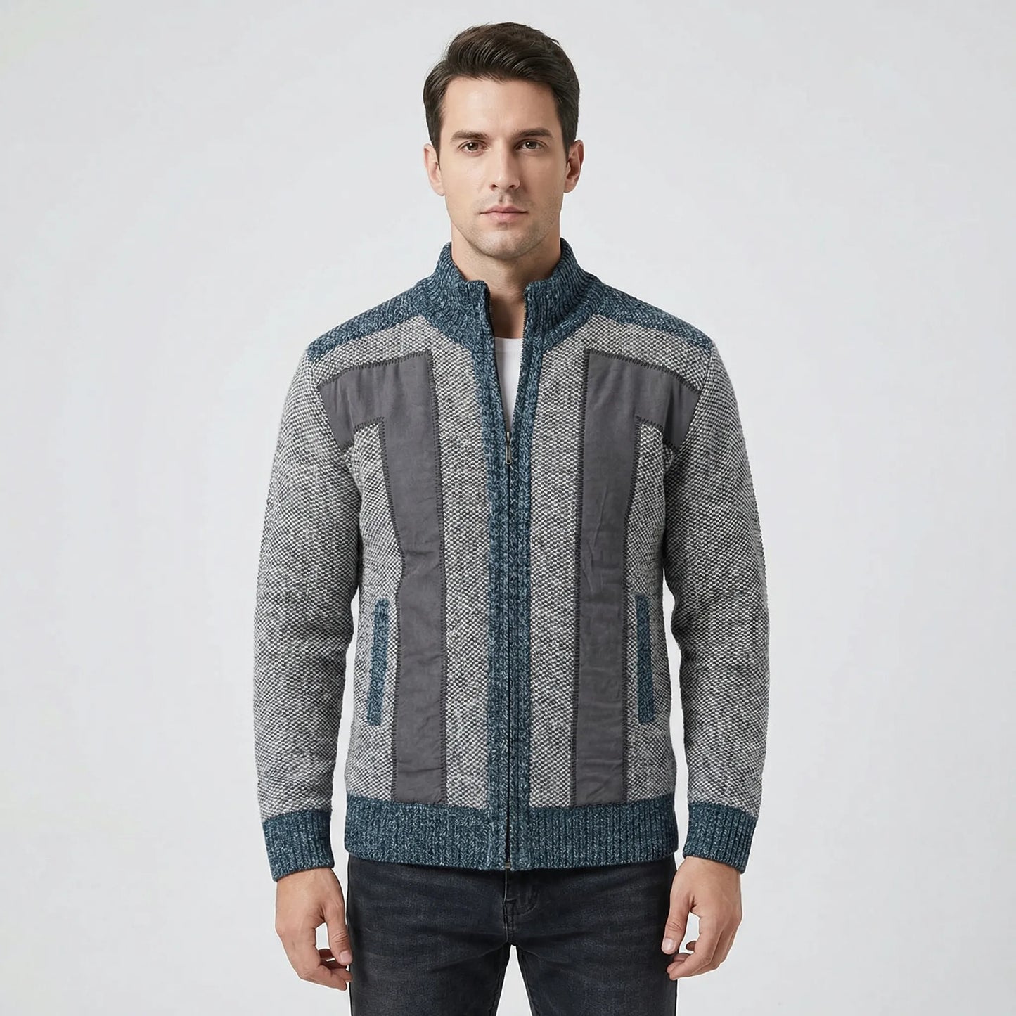 Gevoerd Vest Met Doorlopende Rits - Cornelius