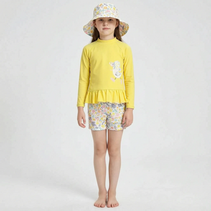Girls Three Piece Swimsuit - Aquadore
