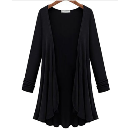 Ladies' cardigan with ruffles – Autumn Magic Elena