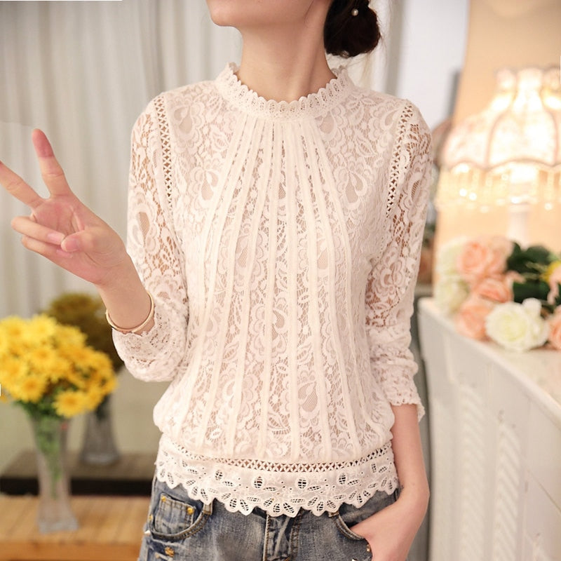 Top blouse with long sleeves – Amira Autumn Enchantment