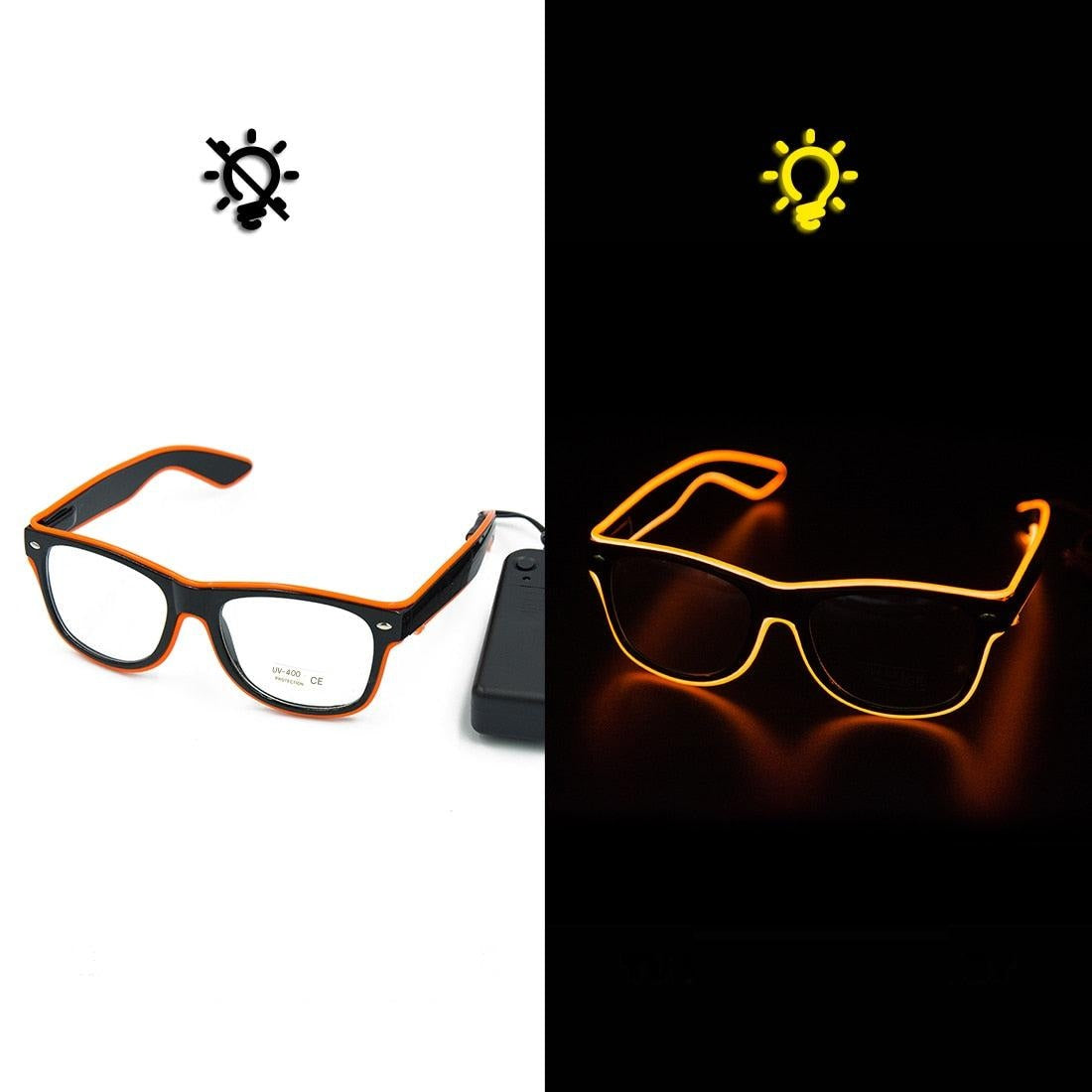 Light-Up Neon Glasses - LumaGlow