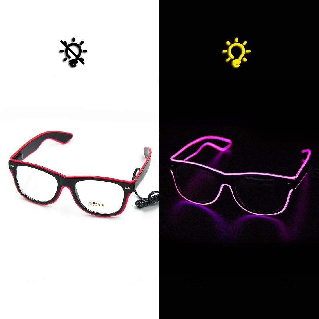 Glowing Neon Glasses - LumaGlow
