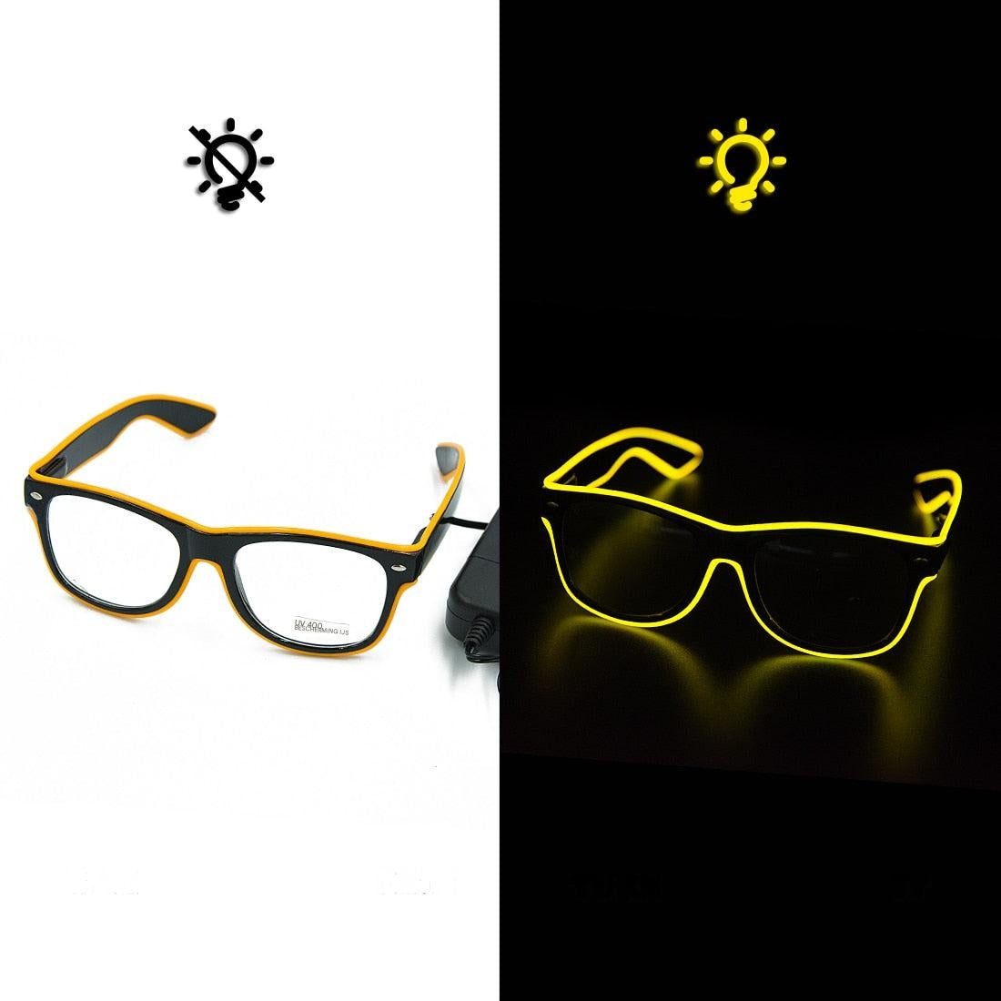 Light-Up Neon Glasses - LumaGlow