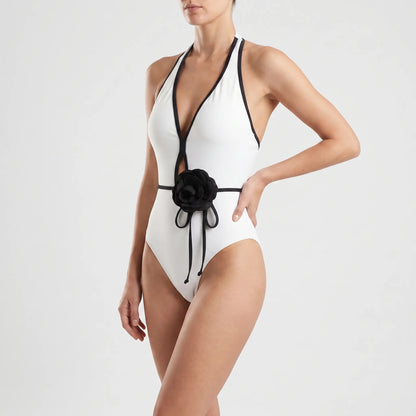 Halter Neck Swimsuit - Florisia