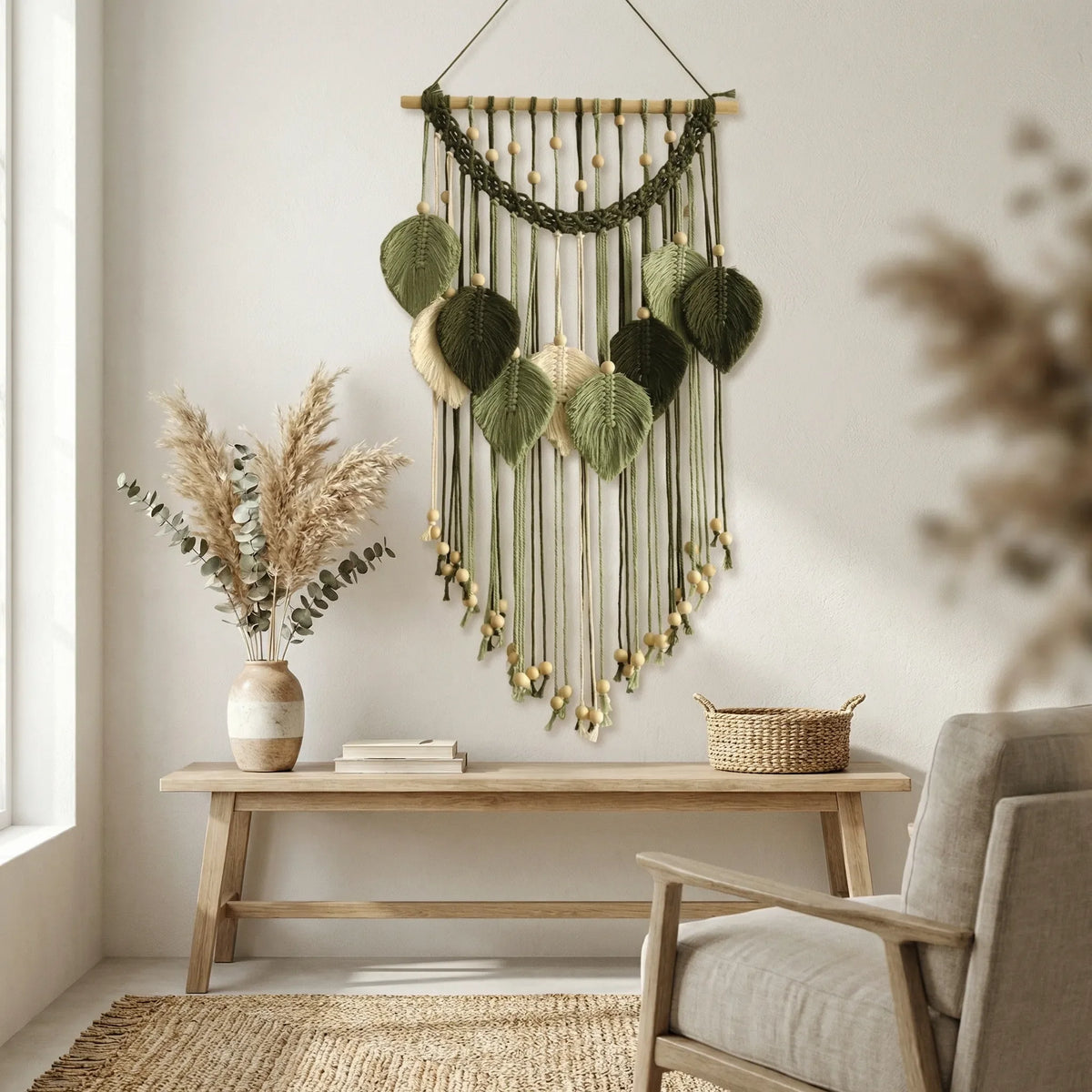 Handcrafted Leaf Wall Hanging - Leaforia