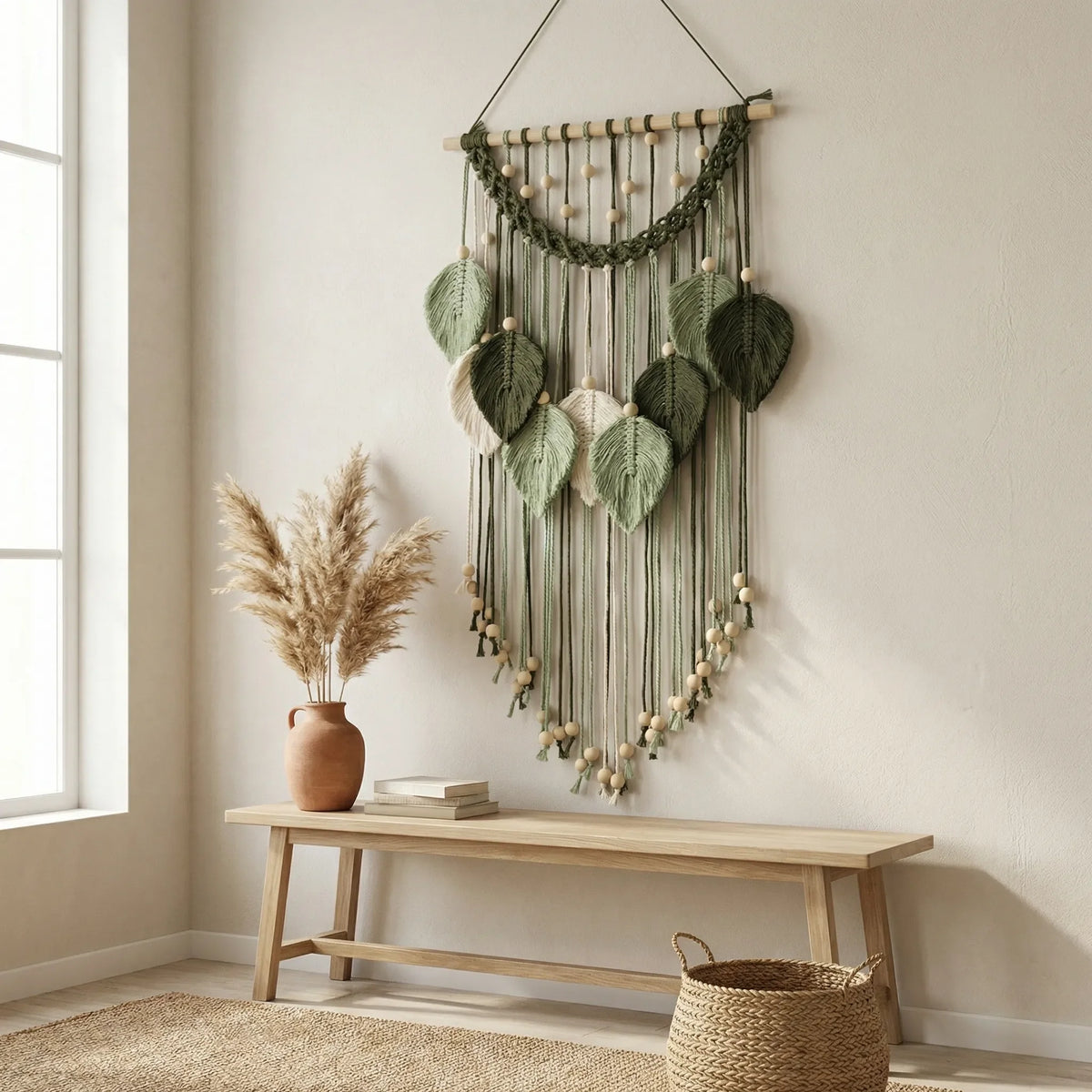 Handcrafted Leaf Wall Hanging - Leaforia