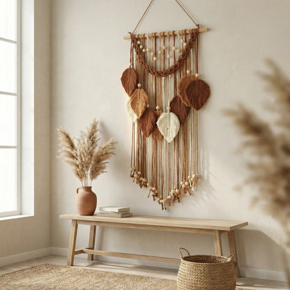 Handcrafted Leaf Wall Hanging - Leaforia