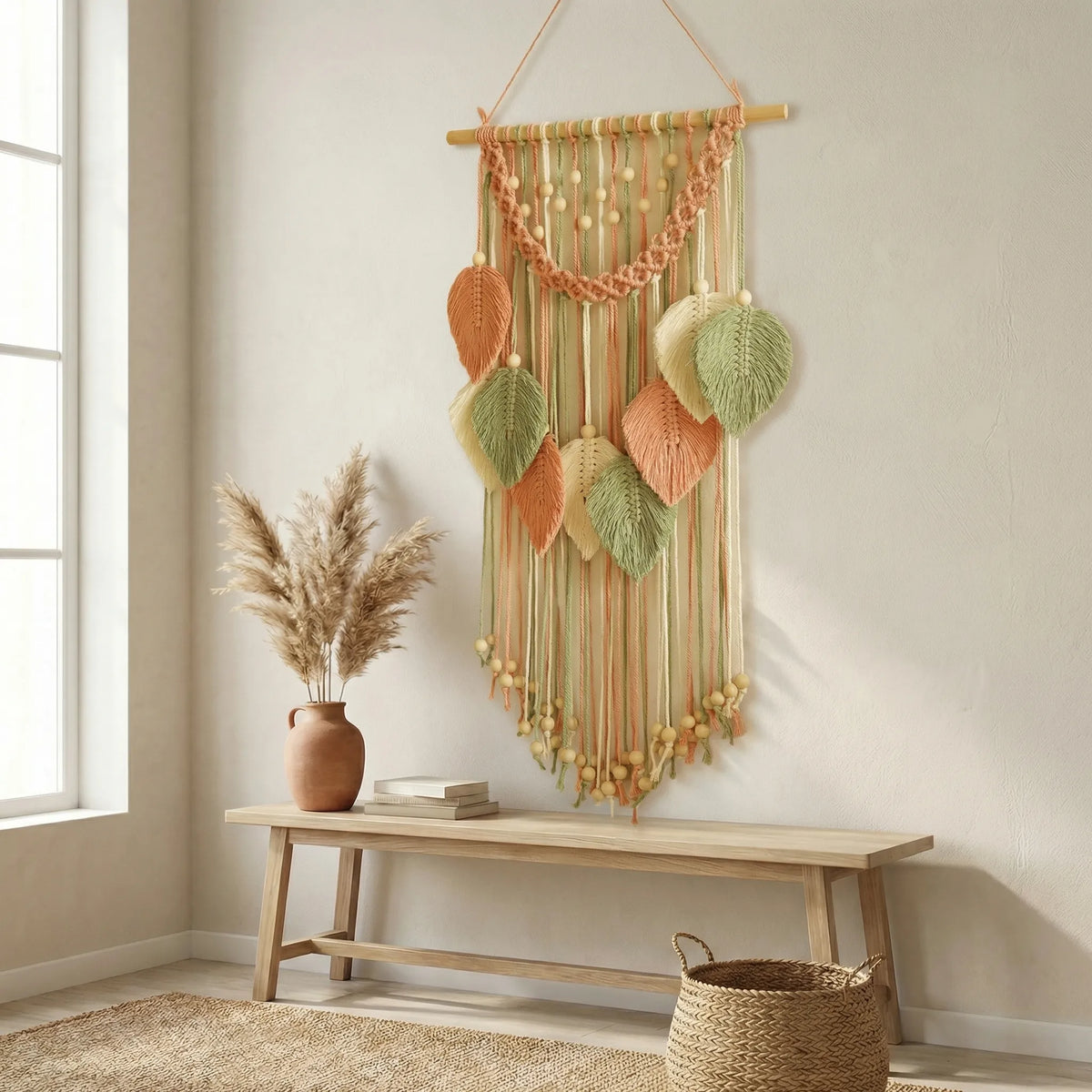 Handcrafted Leaf Wall Hanging - Leaforia