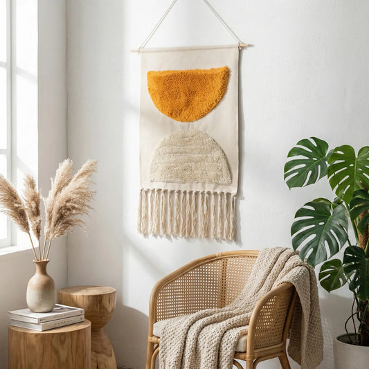 Handwoven Wall Hanging Tapestry - Sunrafe