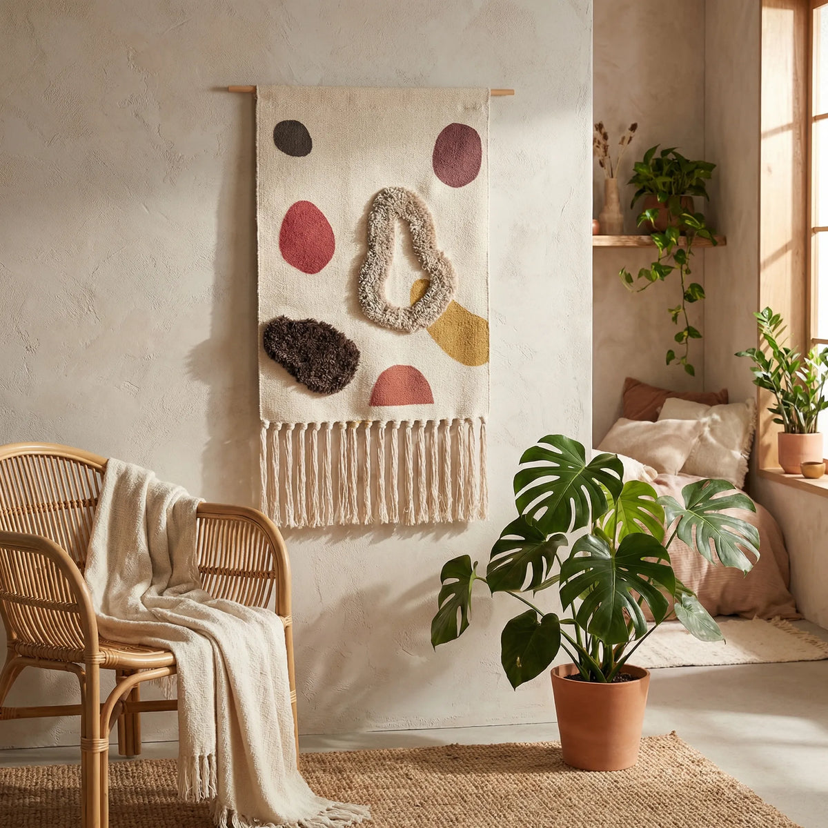 Handwoven Wall Hanging Tapestry - Sunrafe