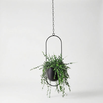 Hangende Bloempot Met Geometrisch Frame - Floraveil