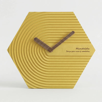 Hexagonal Modern Wall Clock - HexaPulse